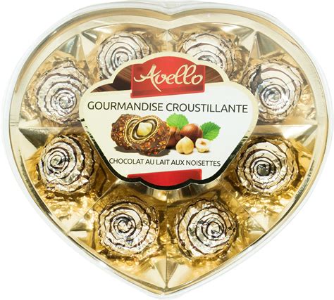 Avello Heart Chocolate 105g .